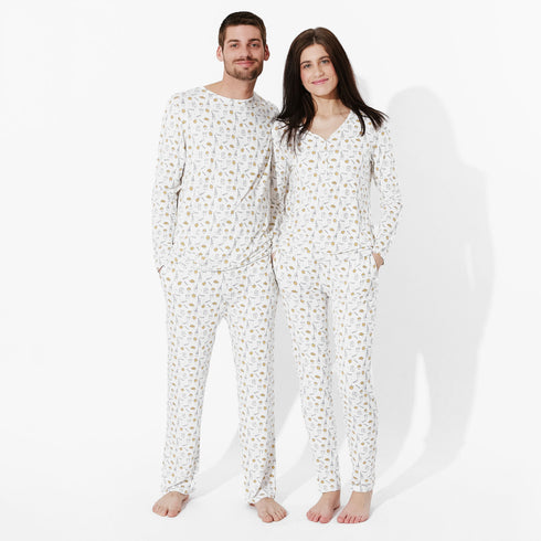 milk-cookies-bamboo-womens-pajama-set-bellabu-bear - Sophia's Style -5
